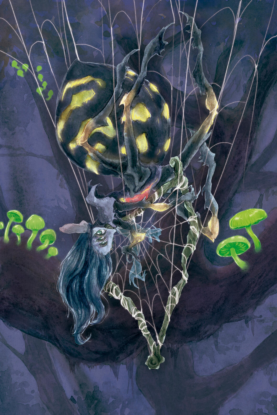 Como não se surpreender com a delicadeza de uma aranha harpista?