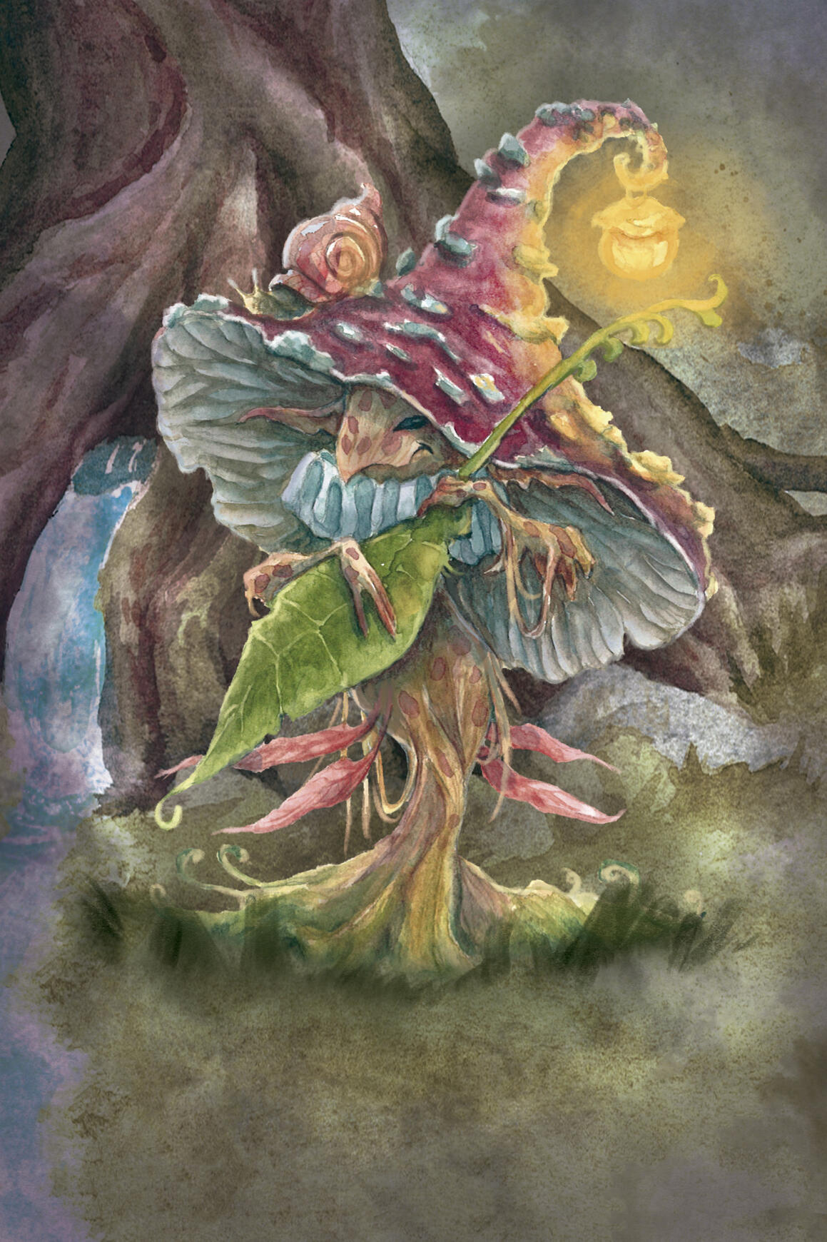 A esbelta e musical fada cogumelo