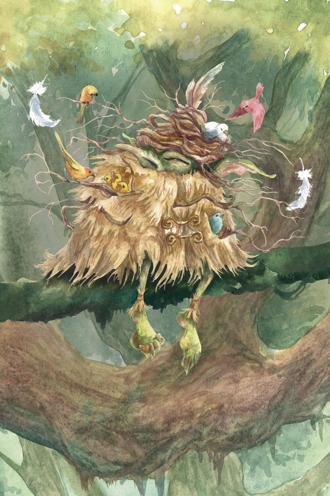 A fada dos ninhos é a mais acolhedora para todas as vidas que precisam