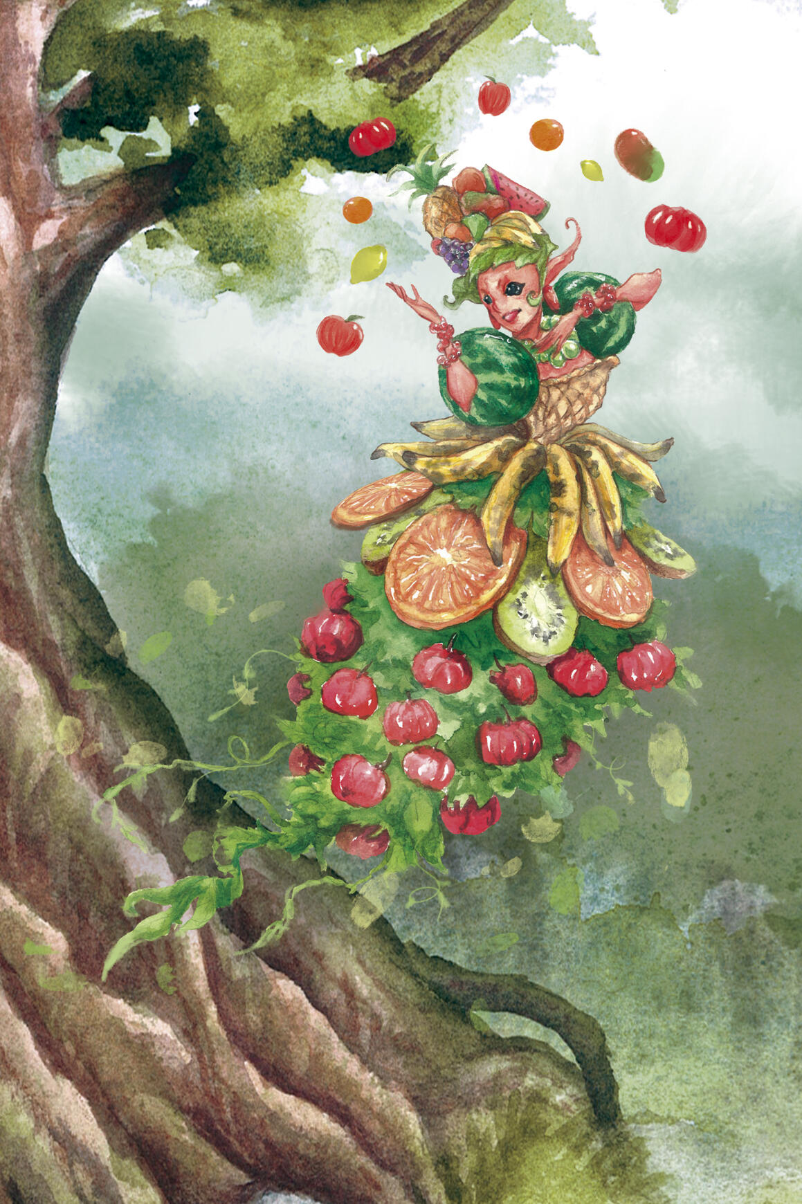 Carmen Pitanga é a mais colorida e animada