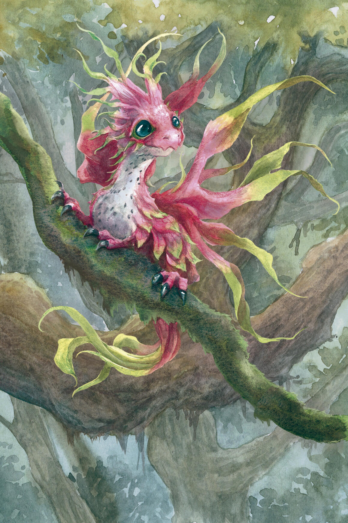 Dizem que o filhote de dragão-pitaia faz jus ao nome