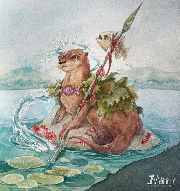 Lontra (Lontra longicaudis), a rainha do rio