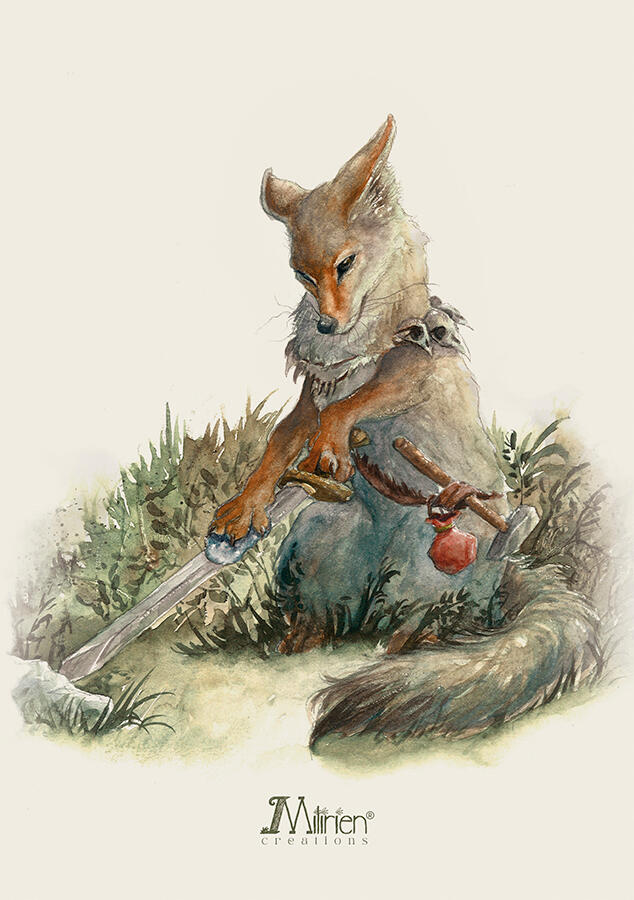 Graxaim-do-campo (Lycalopex gymnocercus), o ferreiro