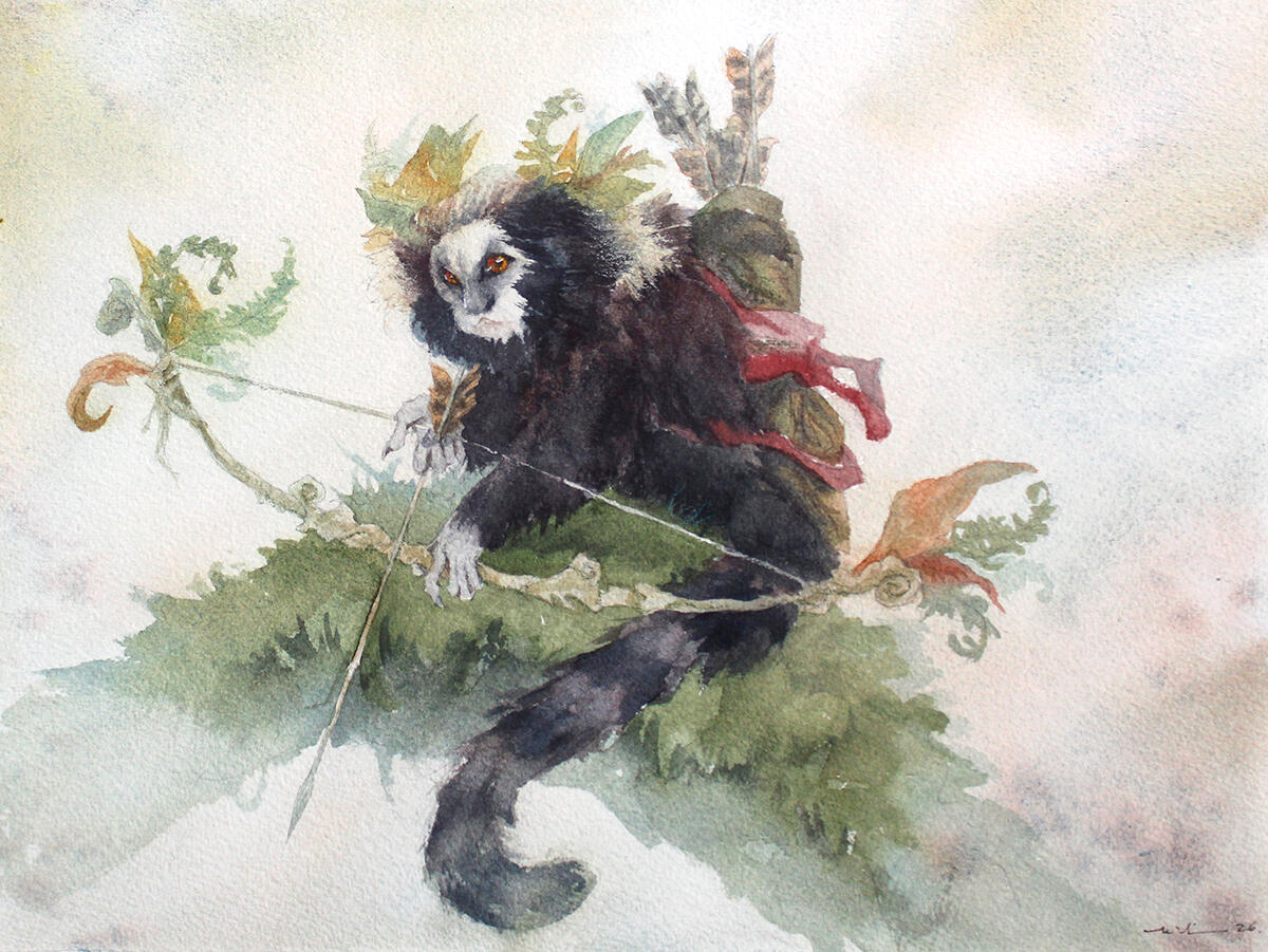 Sagui-caveirinha | Sagui-da-serra-escuro (Callithrix aurita)